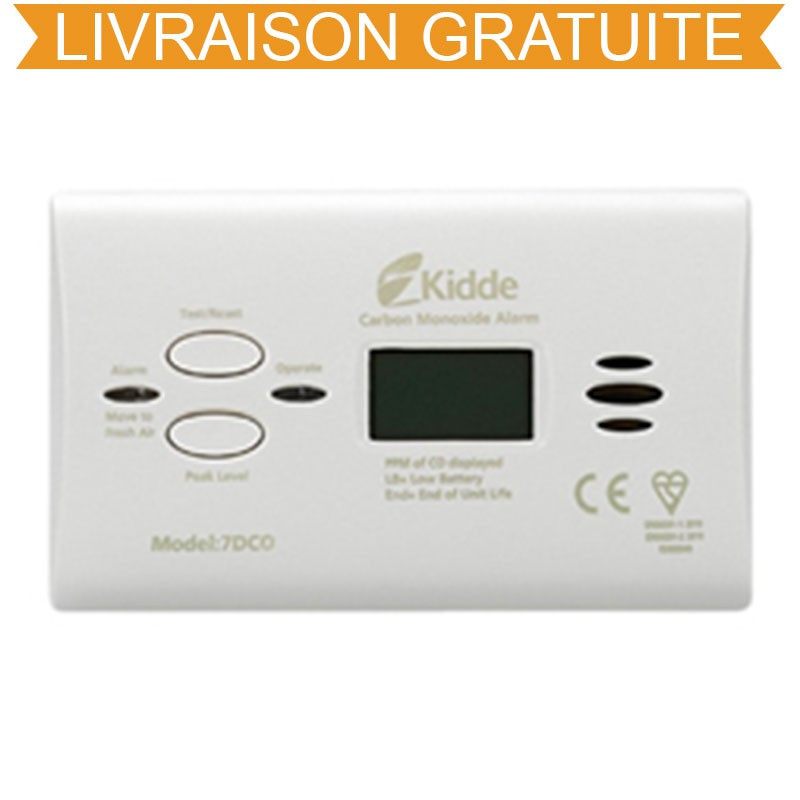 Carbon Monoxide alarm Kidde 7DCO