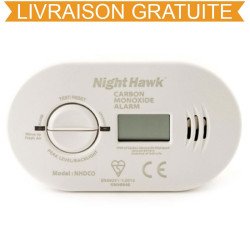 Confezione da 2 Rilevatori di monossido di carbonio kidde NIGHTHAWK