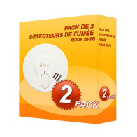 Pack de 2 Detectores de fumaça Kidde 29-PE