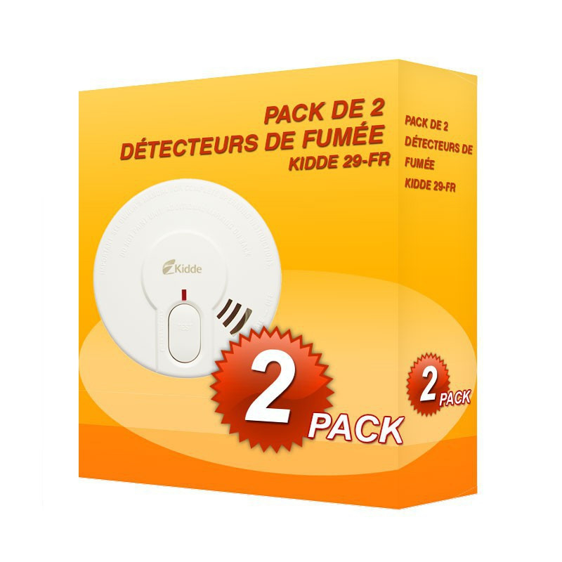 Pack 2 rauchmelder Kidde 29-FR